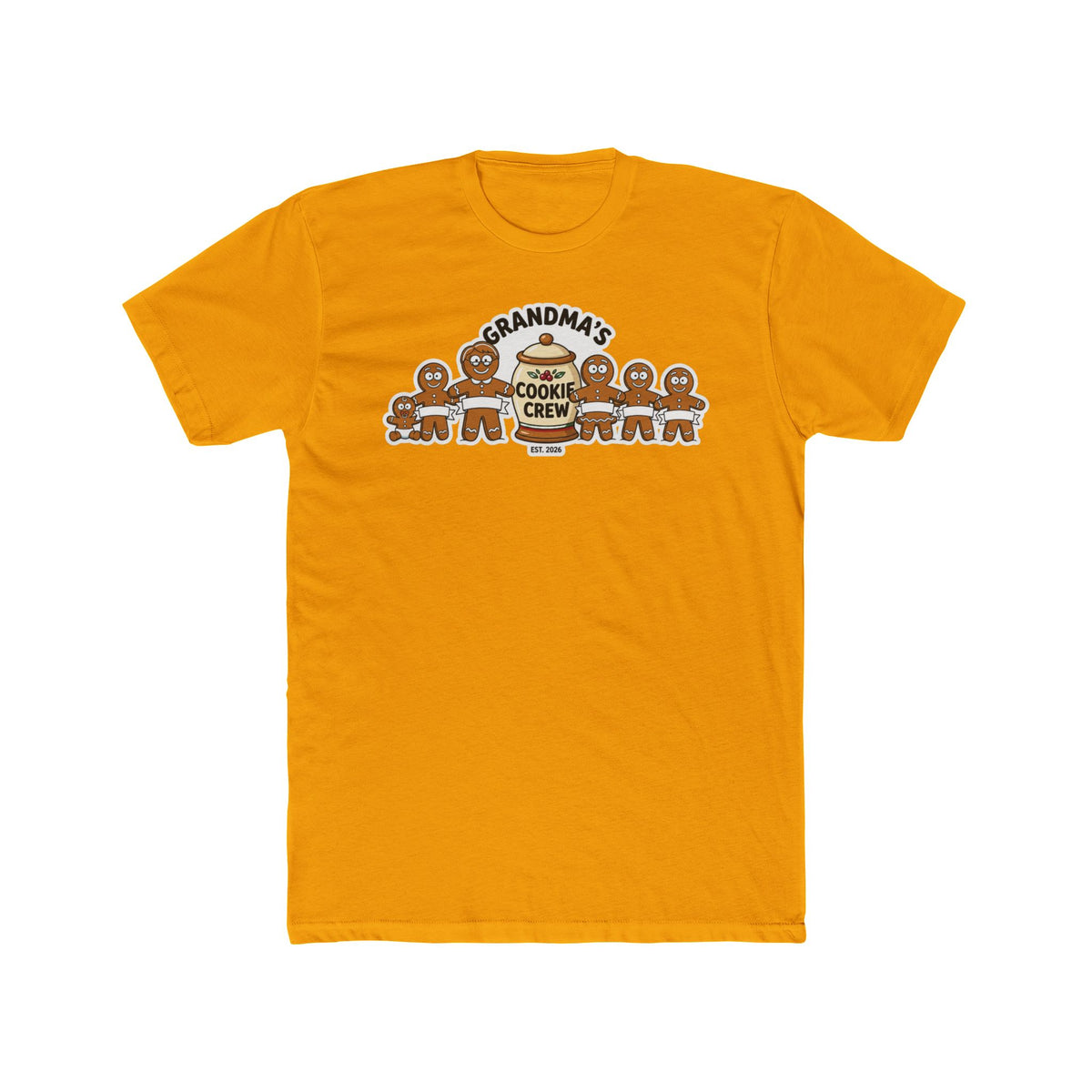 Grandma’s Cookie Crew 2026, Cotton T-Shirt (All Colors)(Custom)