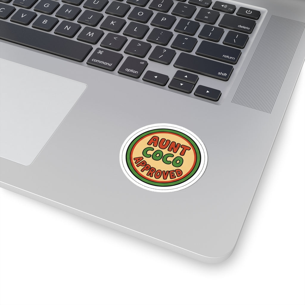 Kiss Cut Sticker, Aunt Coco Approved
