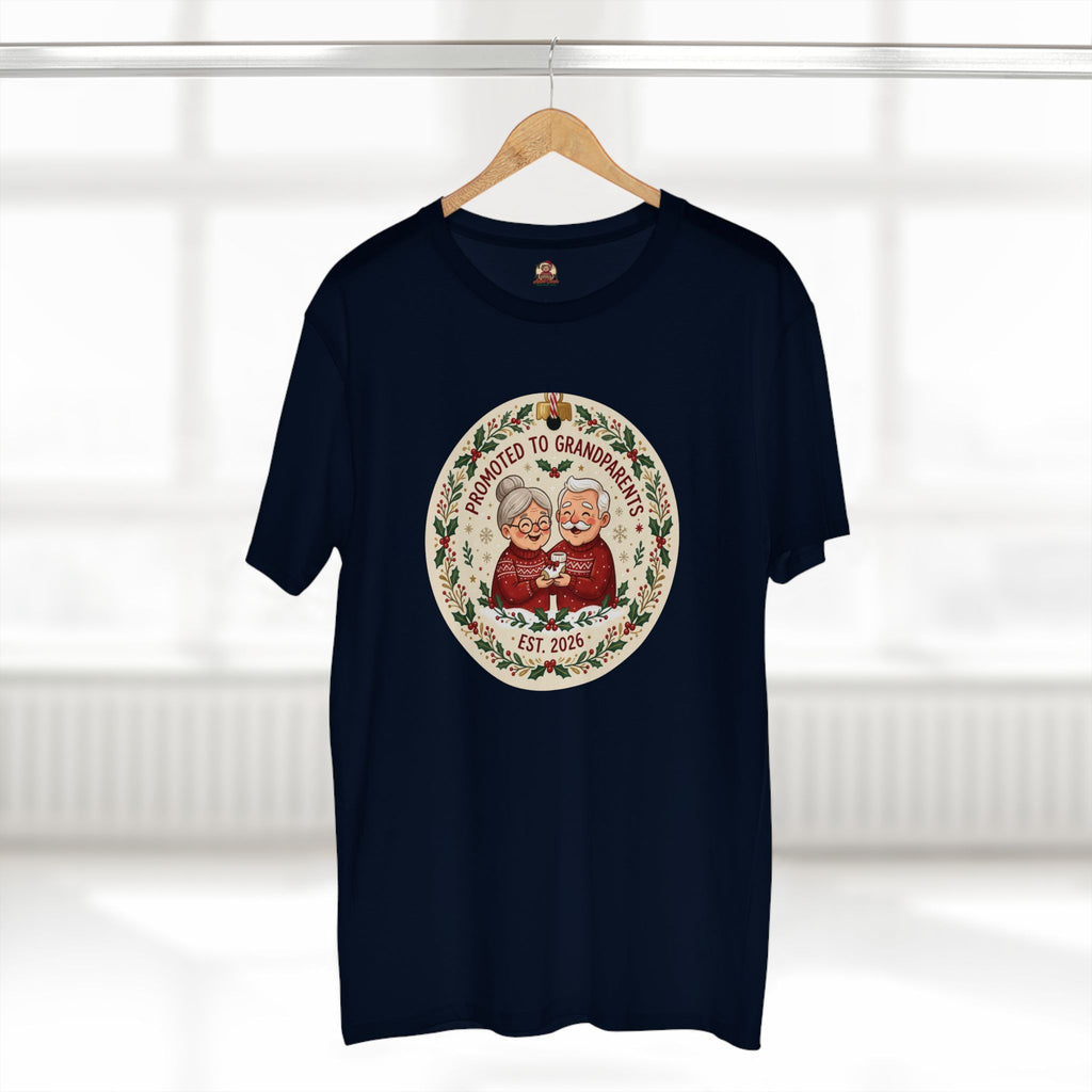 Casual Tee, Promoted to Grandparents (All Colors)(Custom)