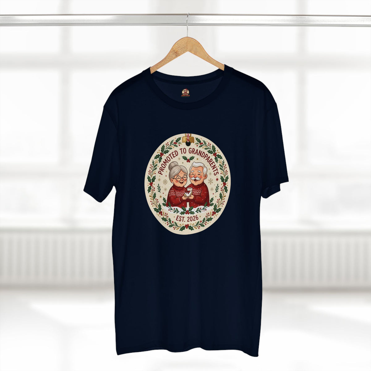 Casual Tee, Promoted to Grandparents (All Colors)(Custom)