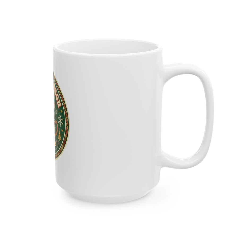 Ceramic Mug, Cocoa Season (White)