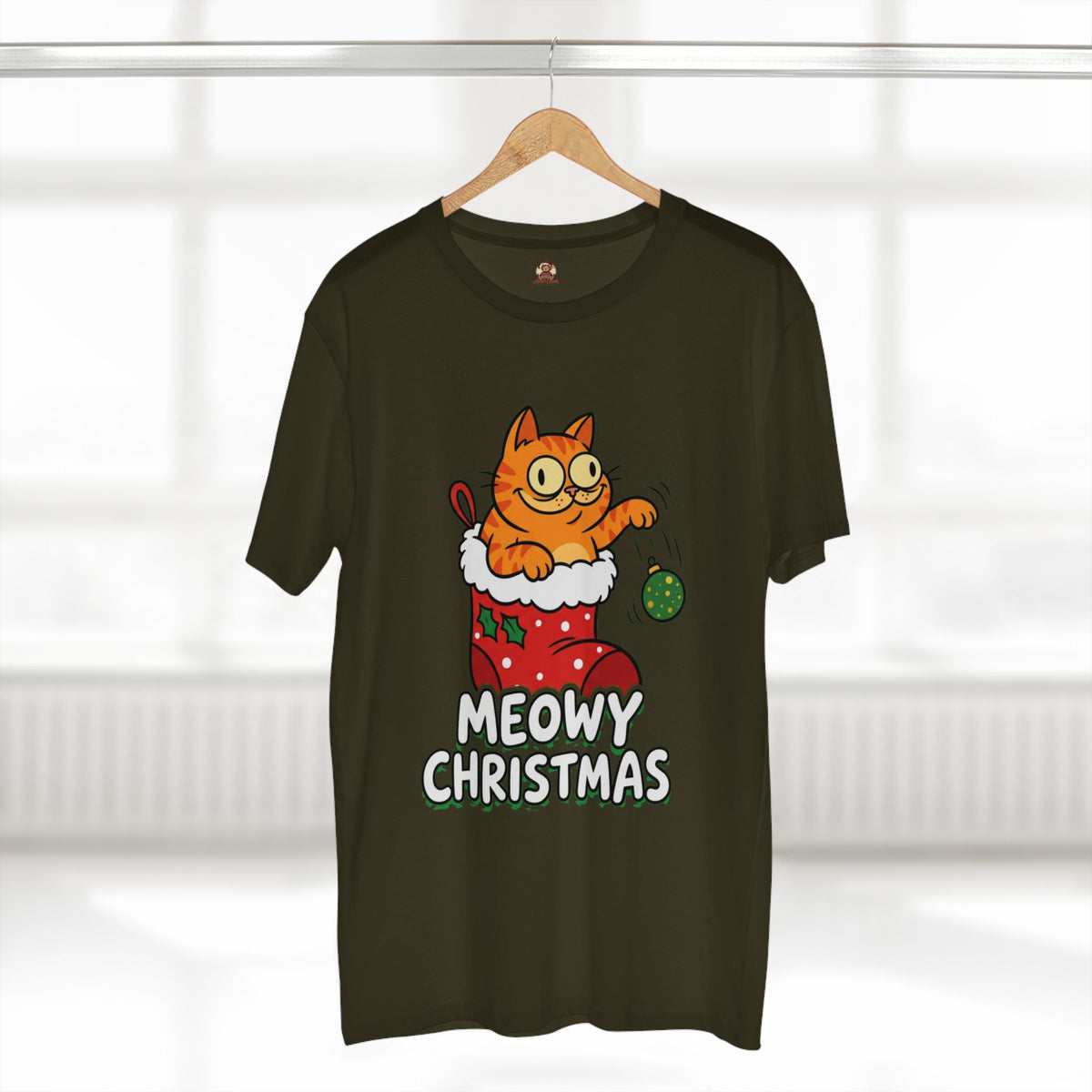 Casual Tee, Meowy Christmas (All Colors)