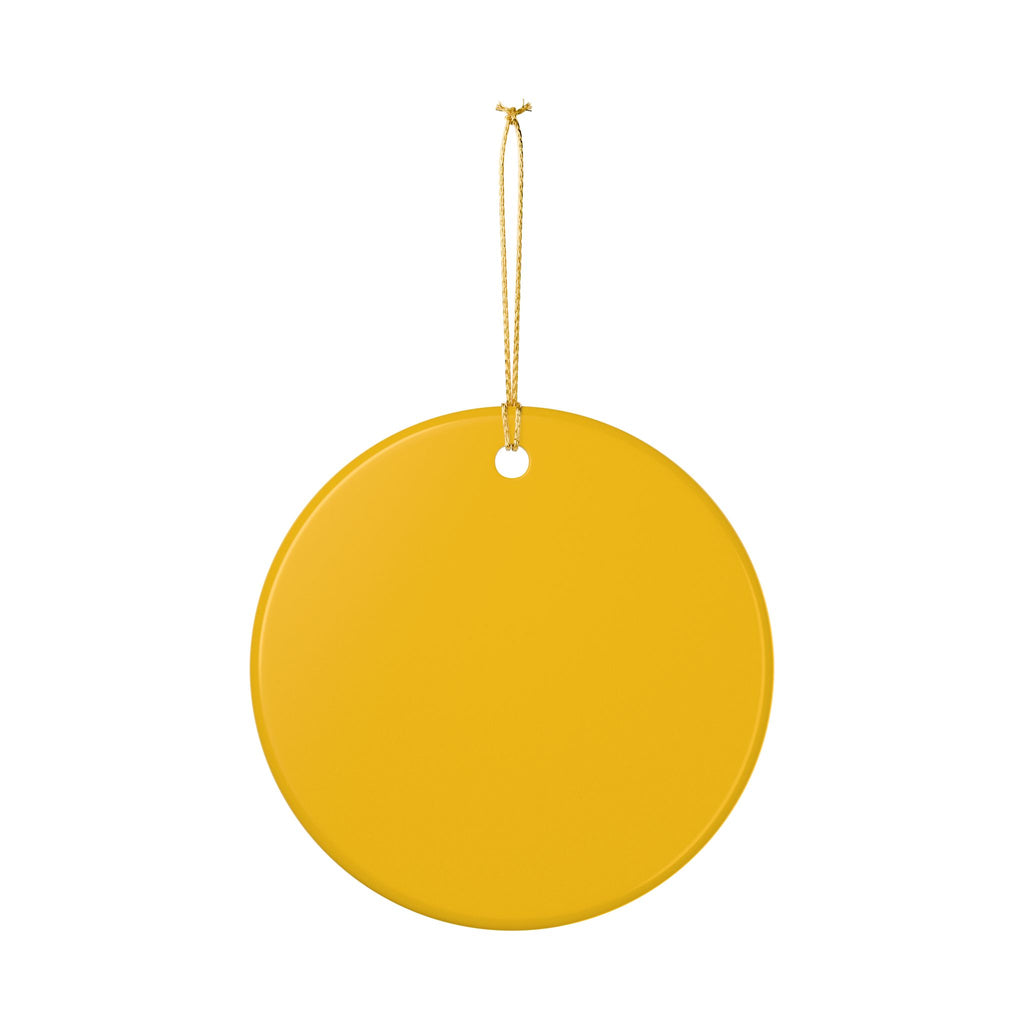 Ceramic Ornament, Friendsmas 2026 (Mustard)