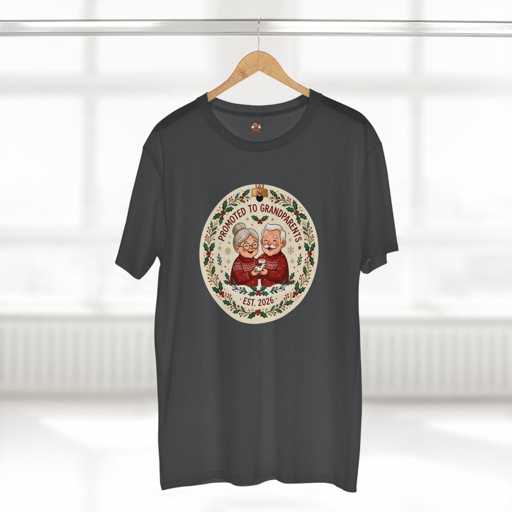 Casual Tee, Promoted to Grandparents (All Colors)(Custom)