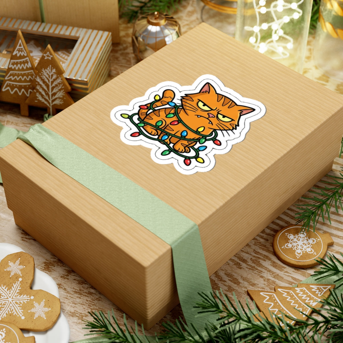 Kiss Cut Sticker, Grumpy Cat (Custom)