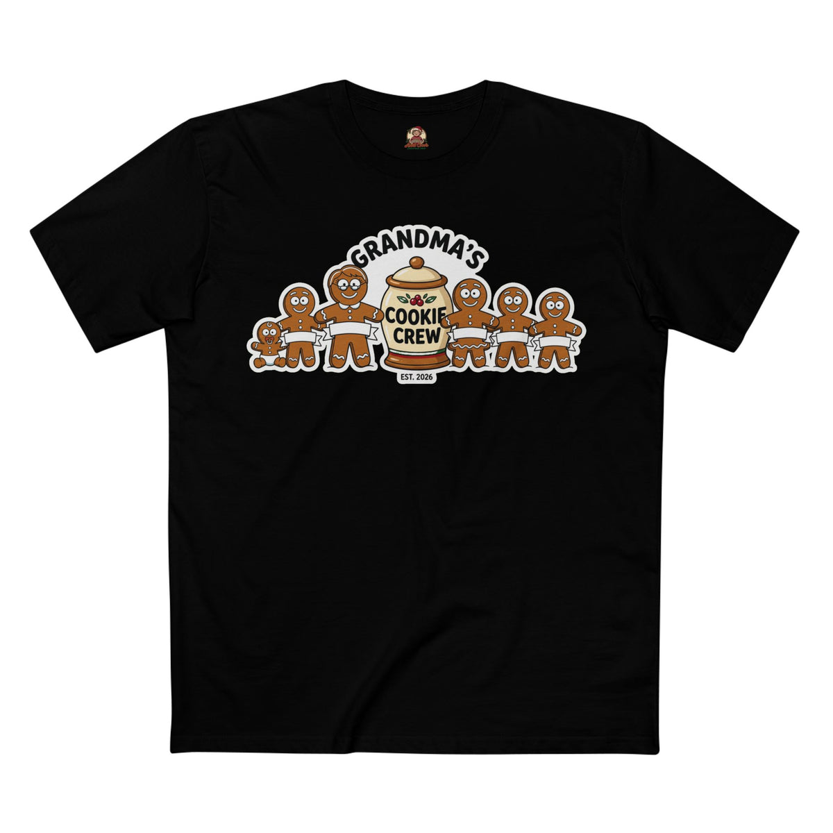 Casual Tee, Grandma’s Cookie Crew (All Colors)(Custom)