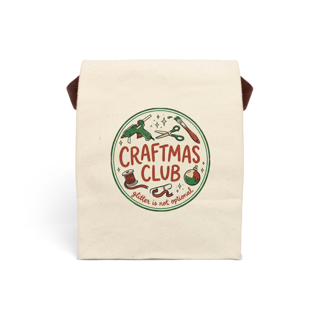 Canvas Lunch Bag With Strap - Craftmas Club