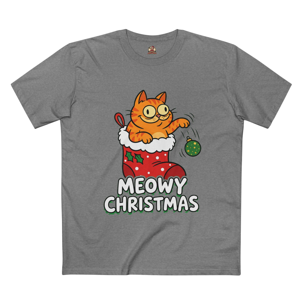 Casual Tee, Meowy Christmas (All Colors)