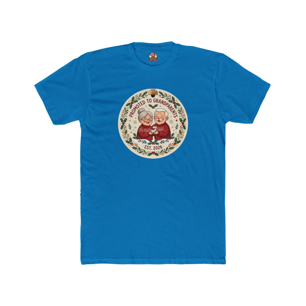 Promoted to Grandparents, Cotton T-Shirt (All Colors)(Custom)