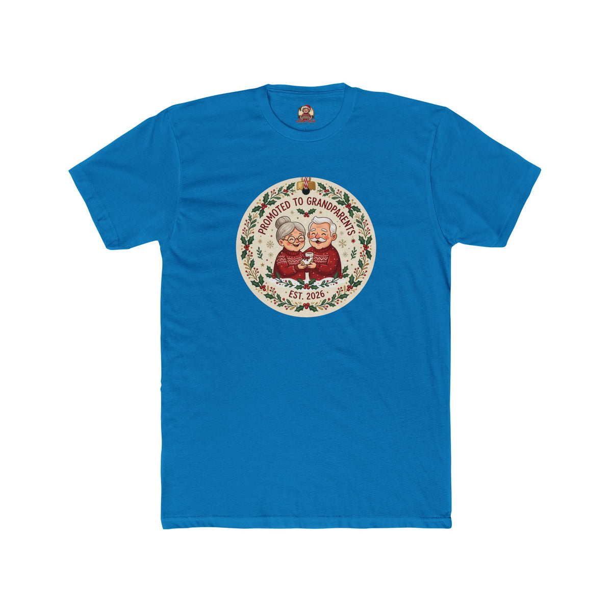 Promoted to Grandparents, Cotton T-Shirt (All Colors)(Custom)