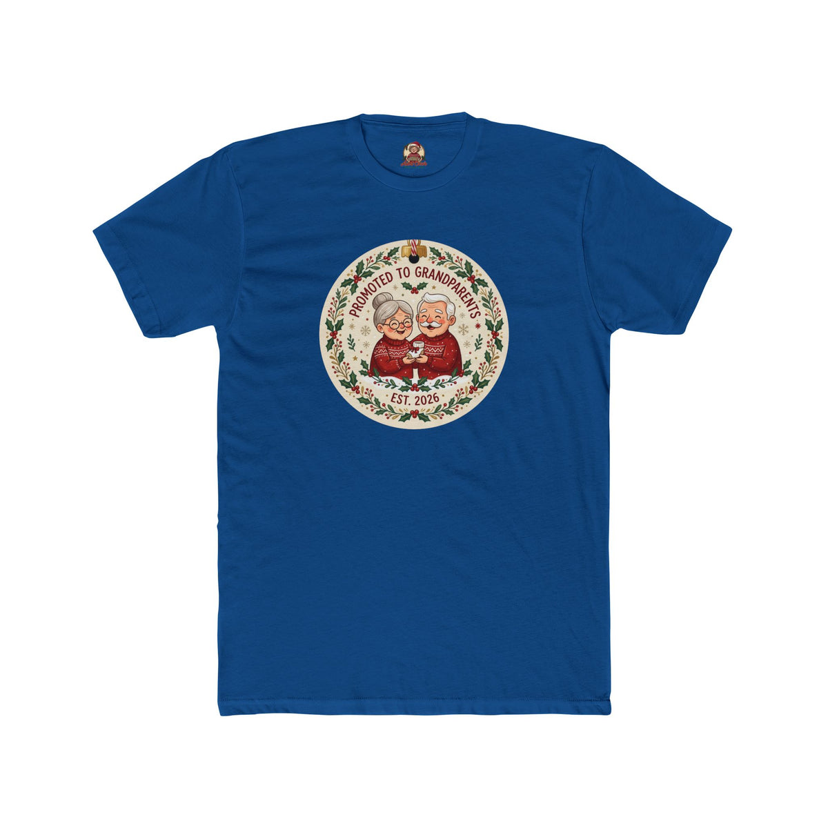 Promoted to Grandparents, Cotton T-Shirt (All Colors)(Custom)