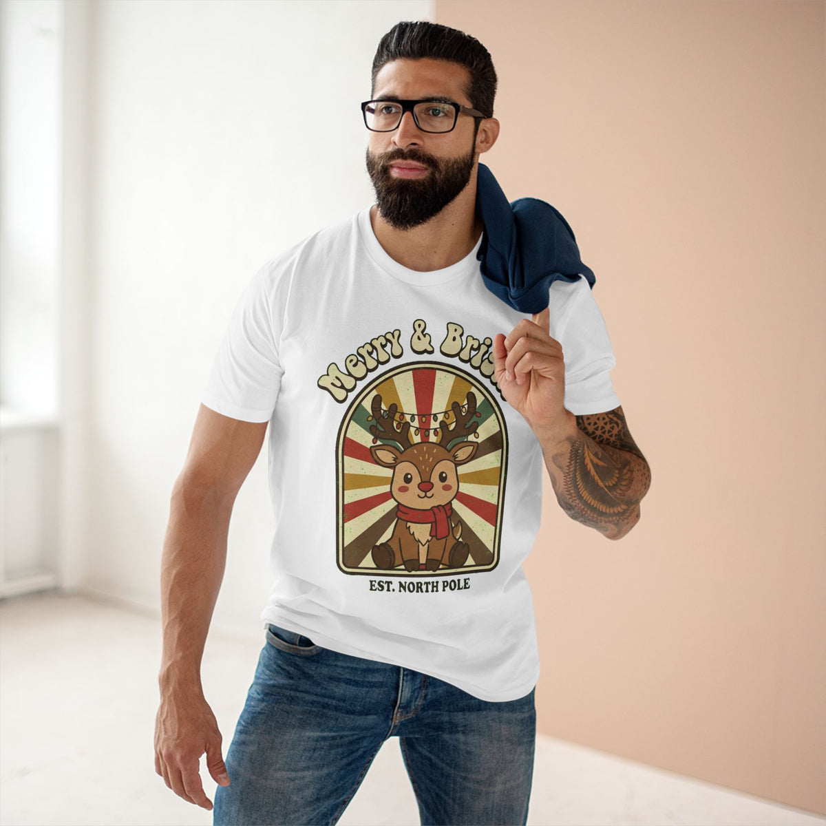 Casual Tee, Merry & Bright (All Colors)