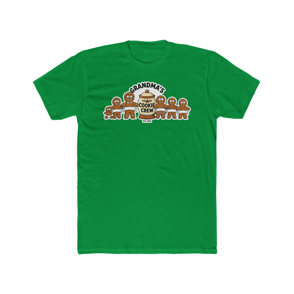 Grandma’s Cookie Crew 2026, Cotton T-Shirt (All Colors)(Custom)