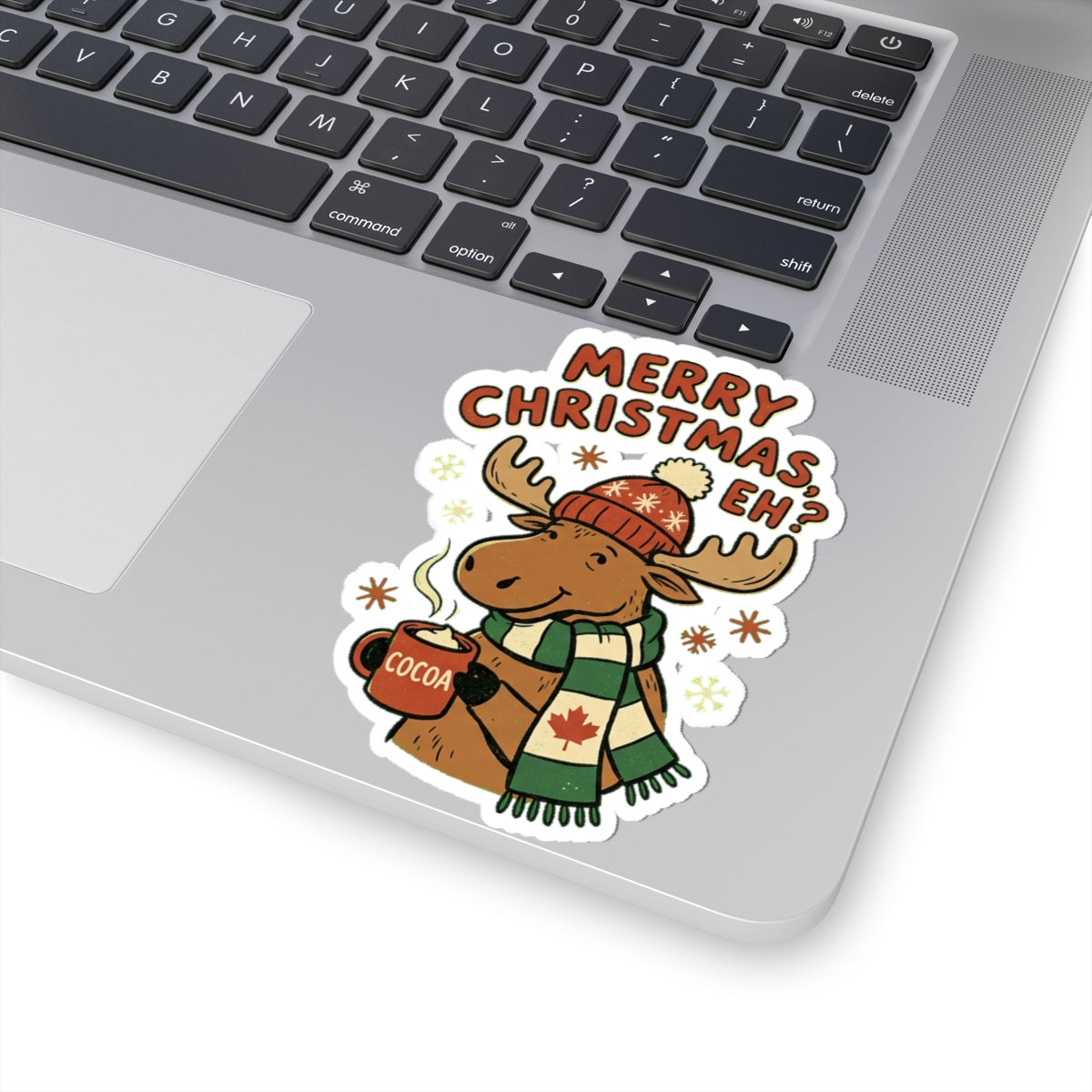 Kiss Cut Sticker, Merry Christmas Eh?