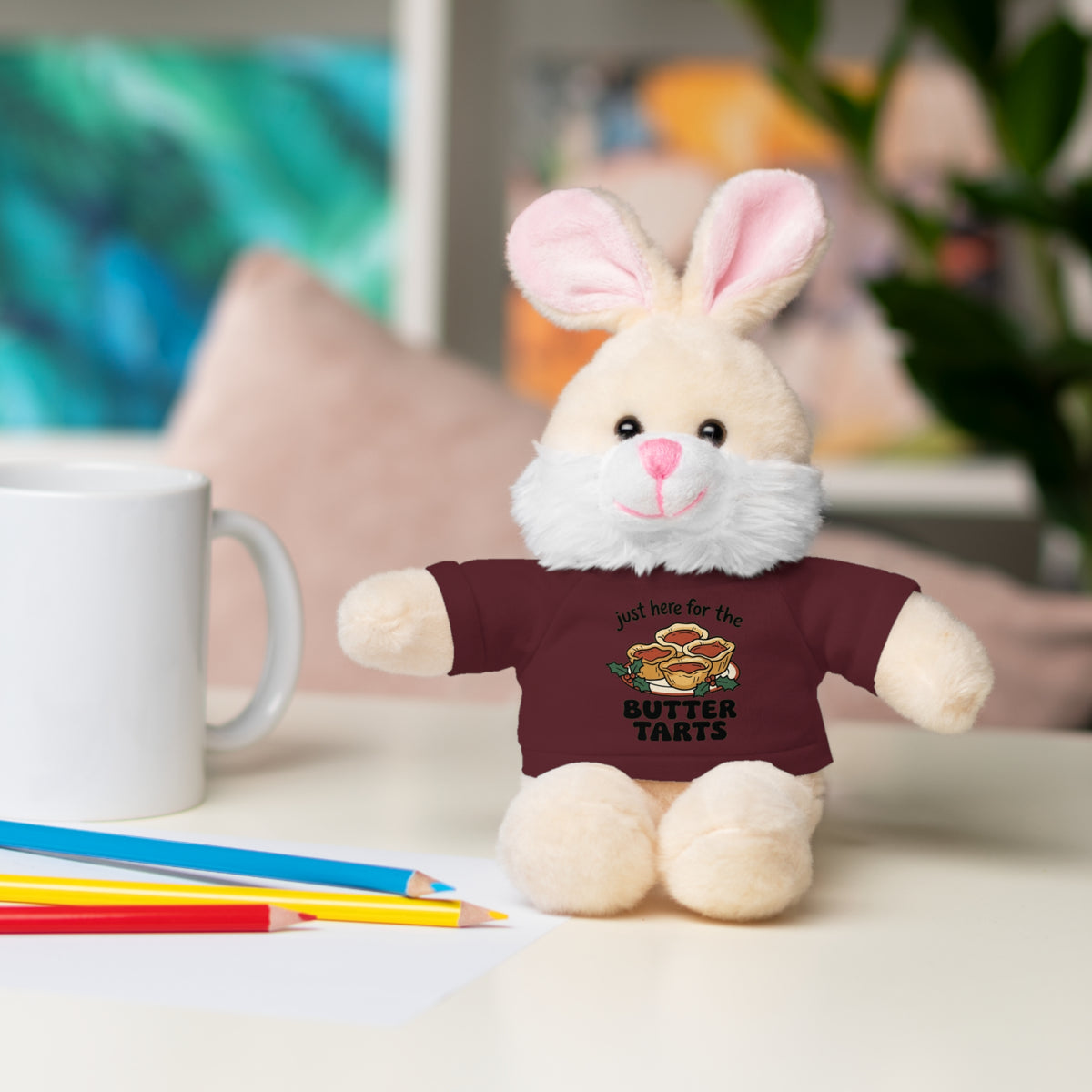 8” Varied Stuffed Animals, Butter Tarts (Custom)