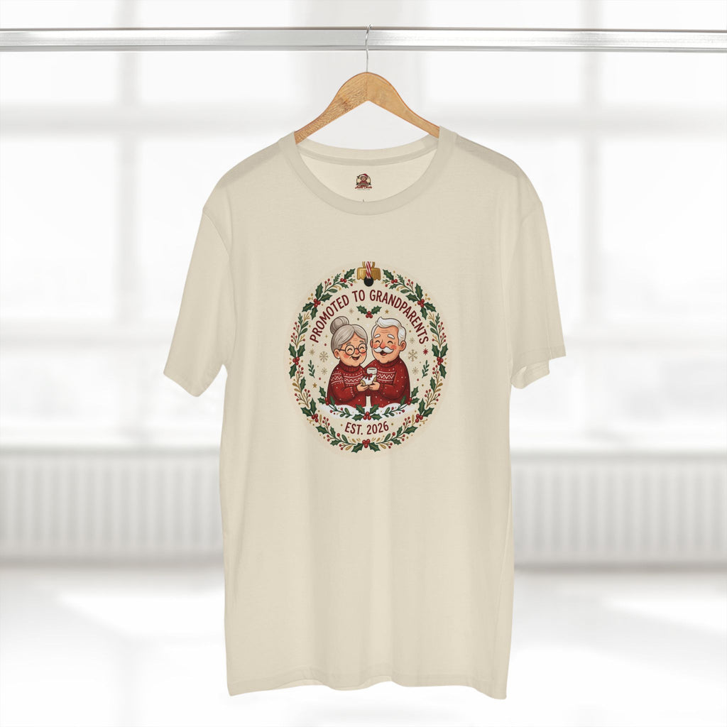 Casual Tee, Promoted to Grandparents (All Colors)(Custom)