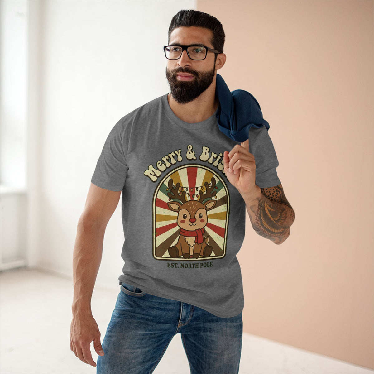 Casual Tee, Merry & Bright (All Colors)