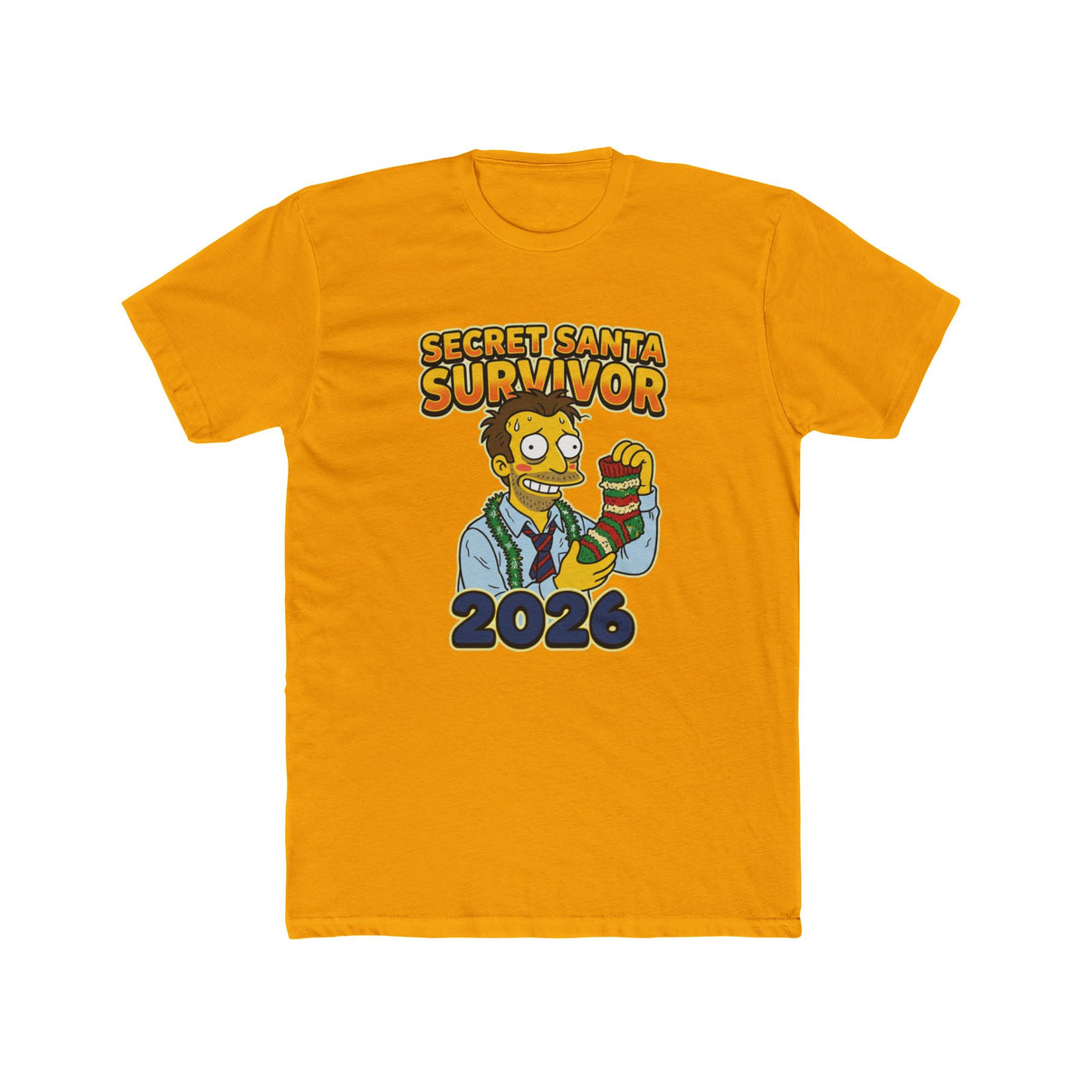 Secret Santa Survivor, Cotton T-Shirt (All Colors)