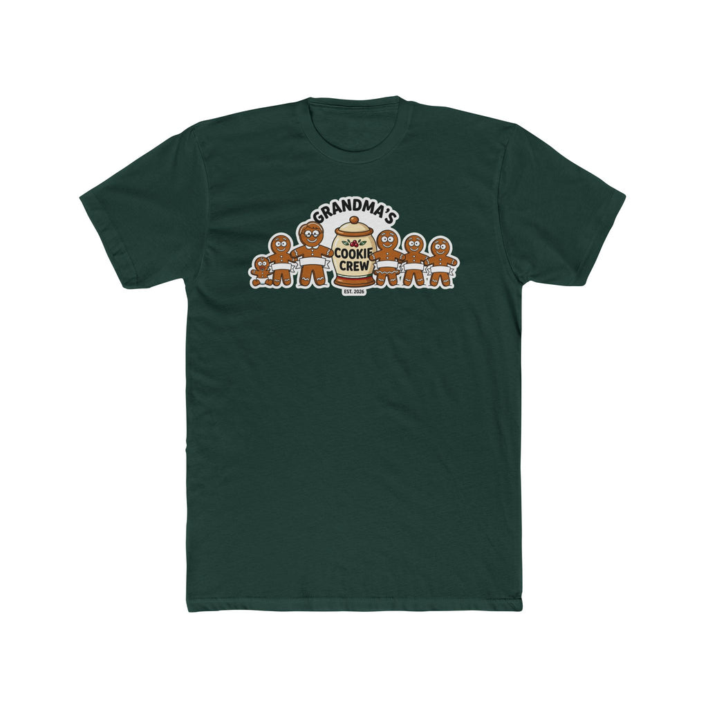 Grandma’s Cookie Crew 2026, Cotton T-Shirt (All Colors)(Custom)