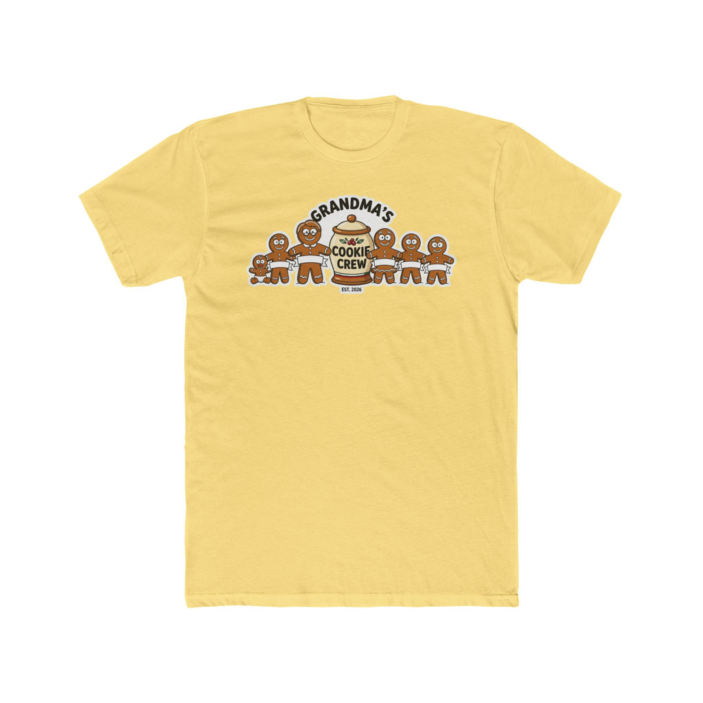 Grandma’s Cookie Crew 2026, Cotton T-Shirt (All Colors)(Custom)