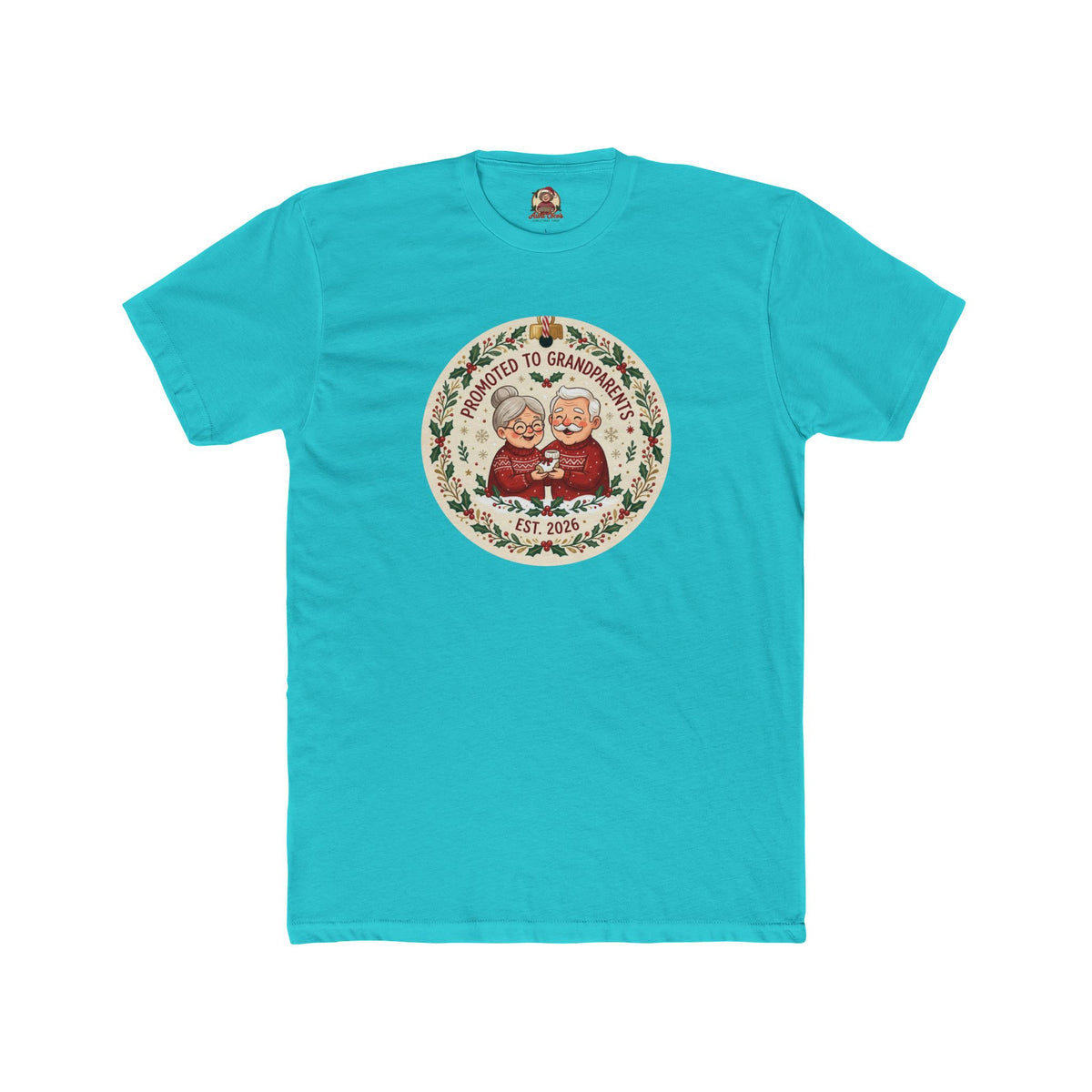 Promoted to Grandparents, Cotton T-Shirt (All Colors)(Custom)