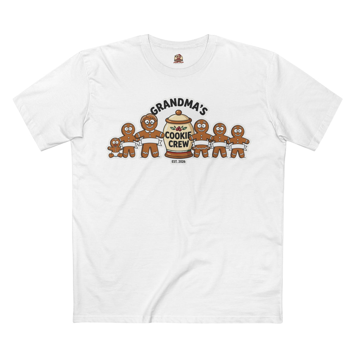 Casual Tee, Grandma’s Cookie Crew (All Colors)(Custom)