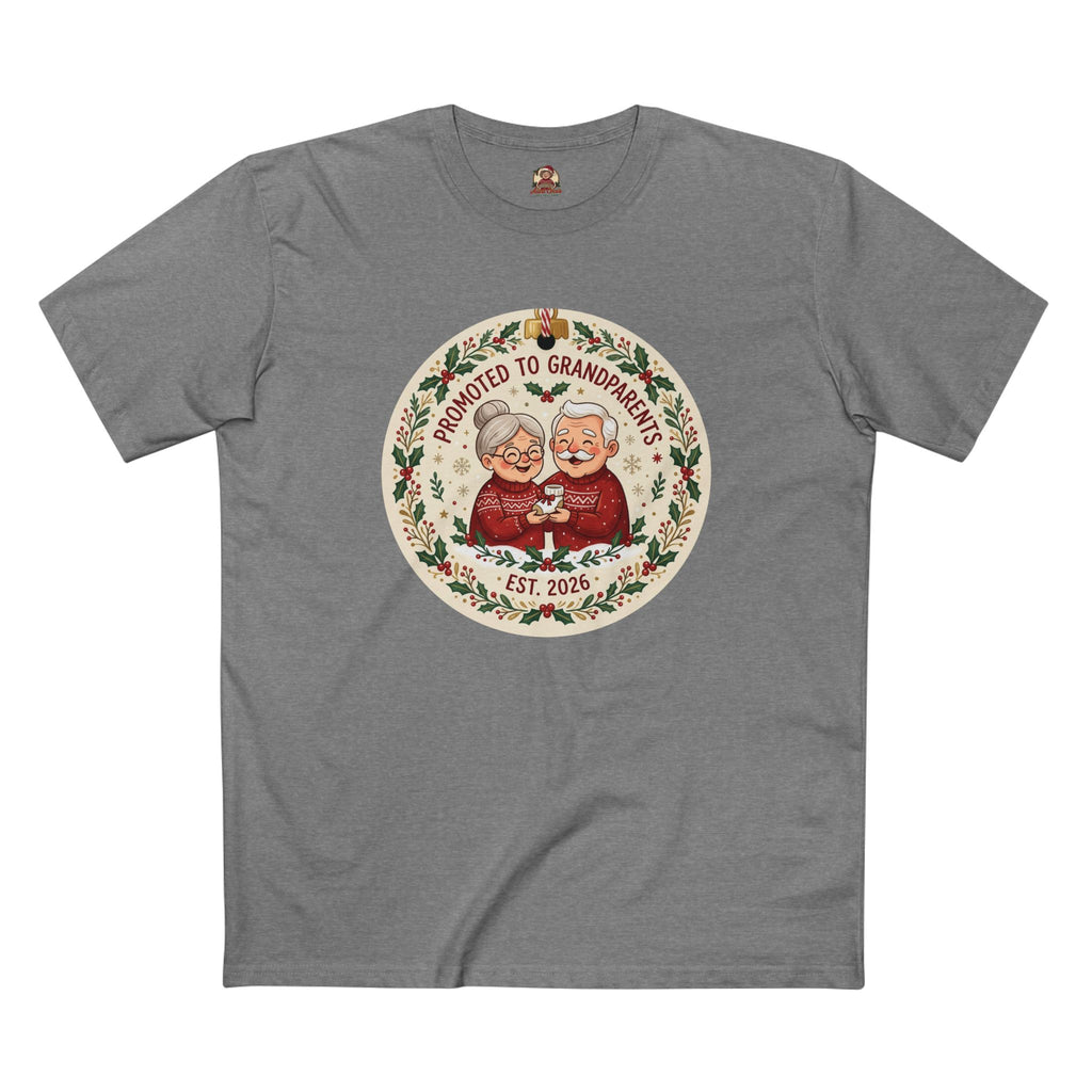 Casual Tee, Promoted to Grandparents (All Colors)(Custom)