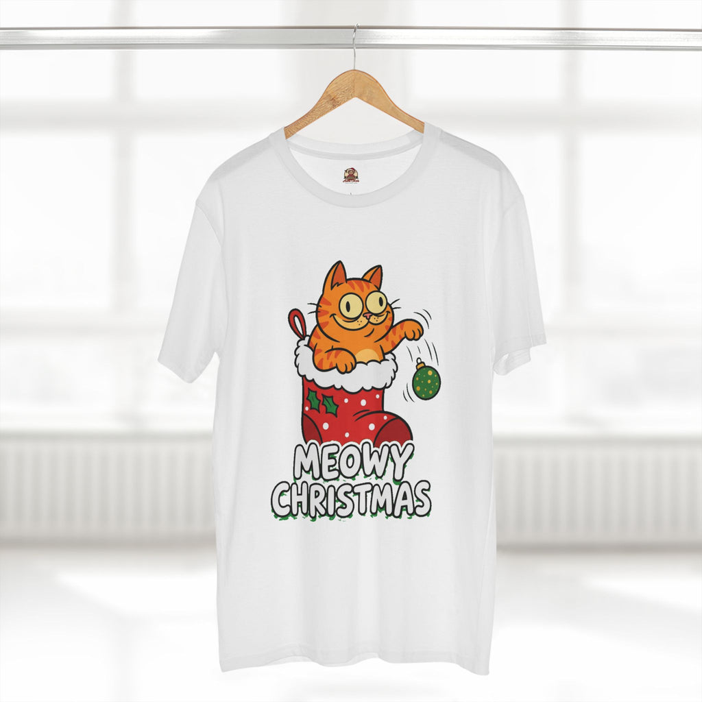 Casual Tee, Meowy Christmas (All Colors)