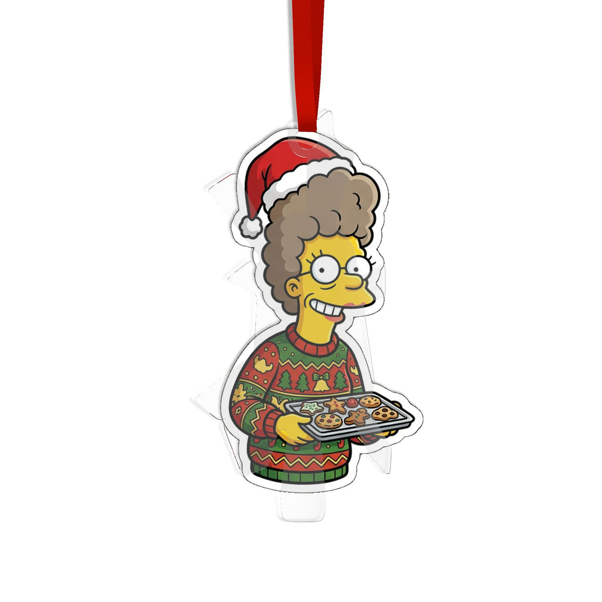 Die Cut Acrylic Ornament, Aunt Coco