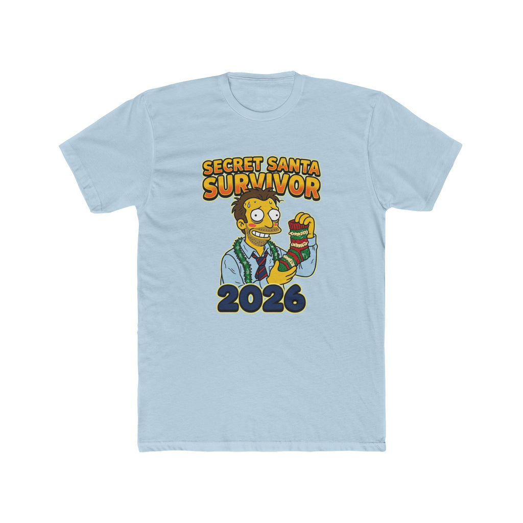 Secret Santa Survivor, Cotton T-Shirt (All Colors)