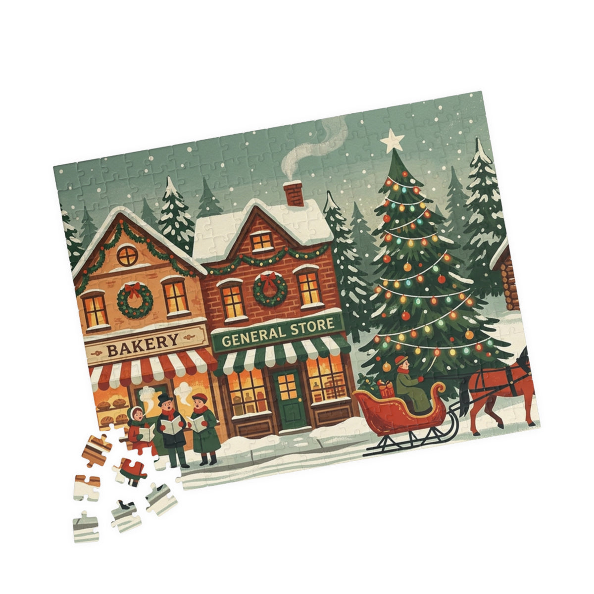 Festive Puzzle, Midtown (110, 252, 520, 1014p)