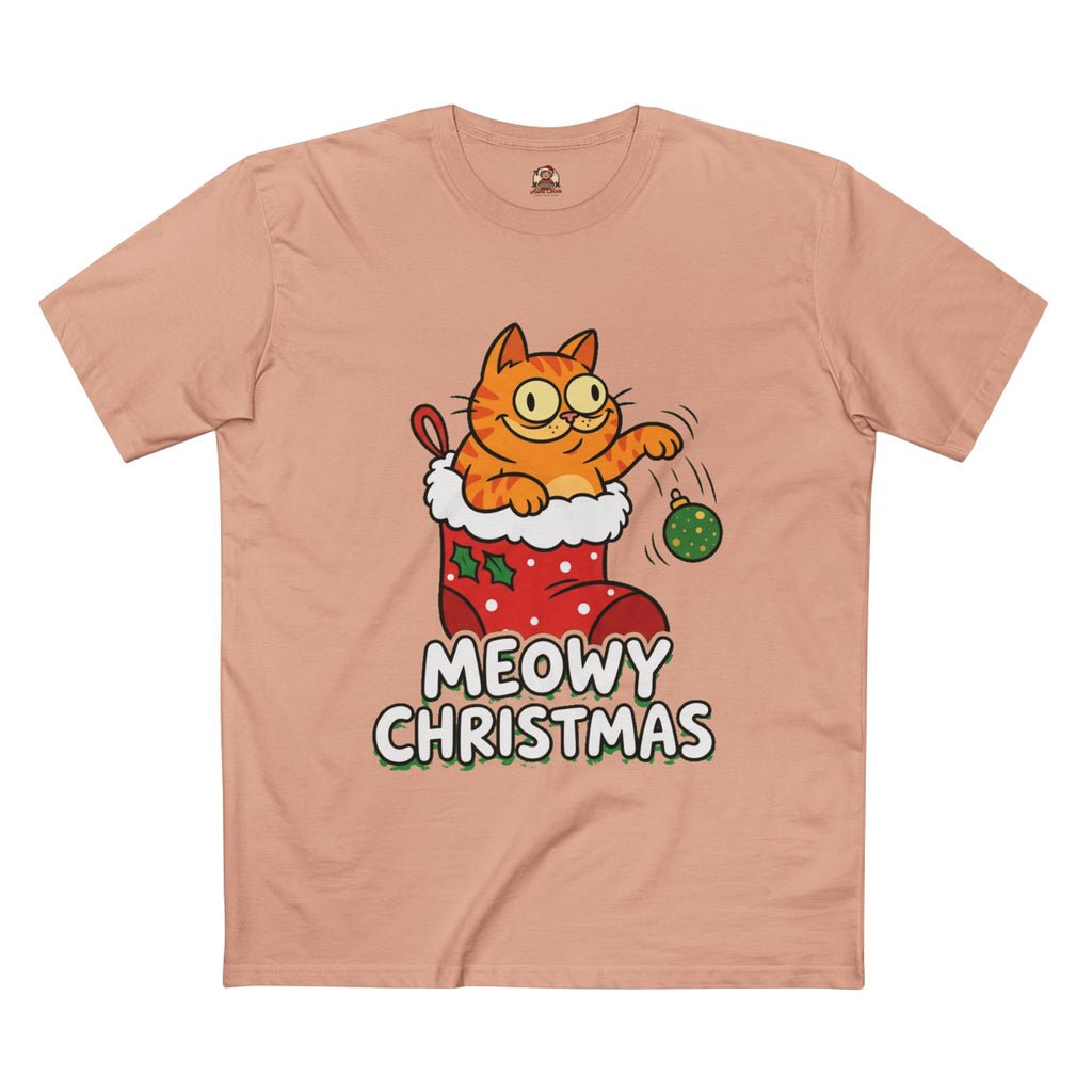 Casual Tee, Meowy Christmas (All Colors)