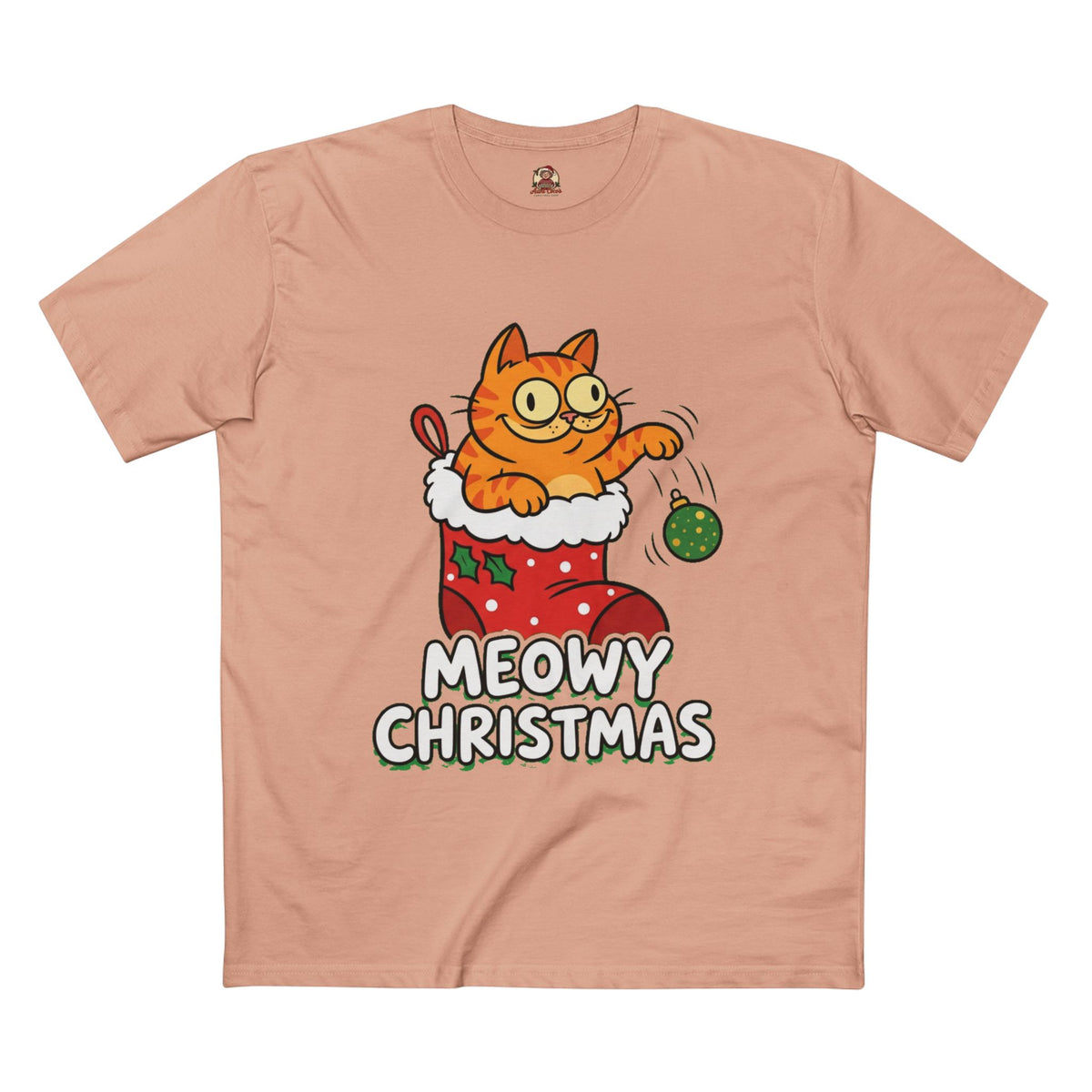 Casual Tee, Meowy Christmas (All Colors)