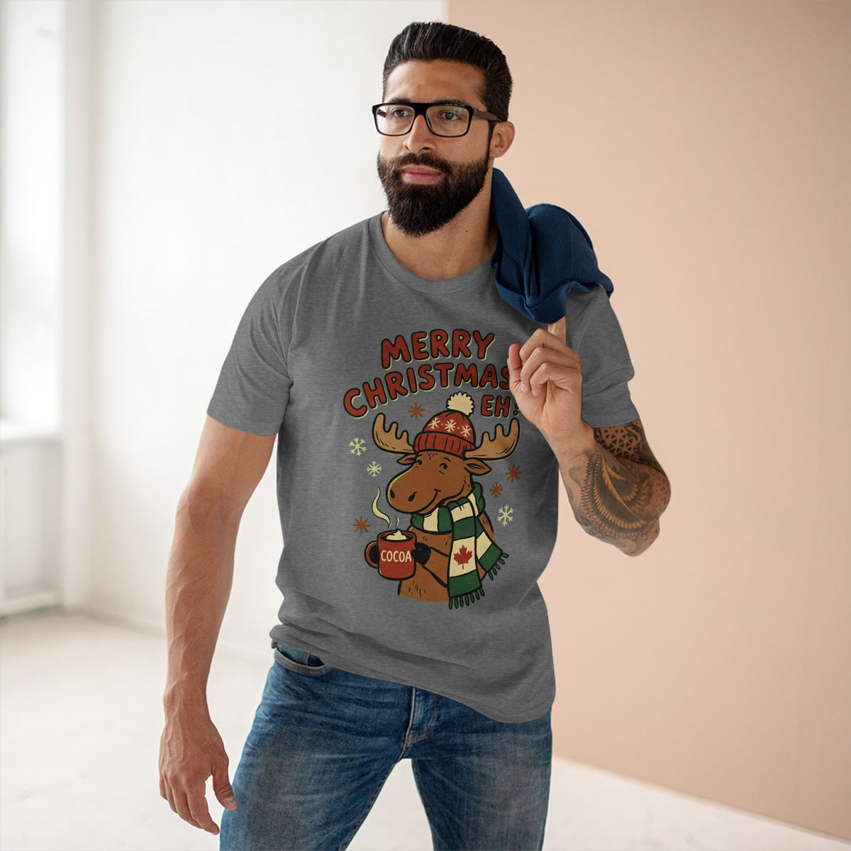 Casual Tee, Merry Christmas Eh? (All Colors)