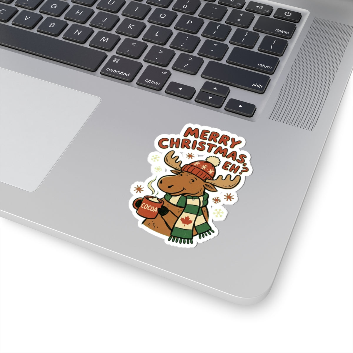 Kiss Cut Sticker, Merry Christmas Eh?