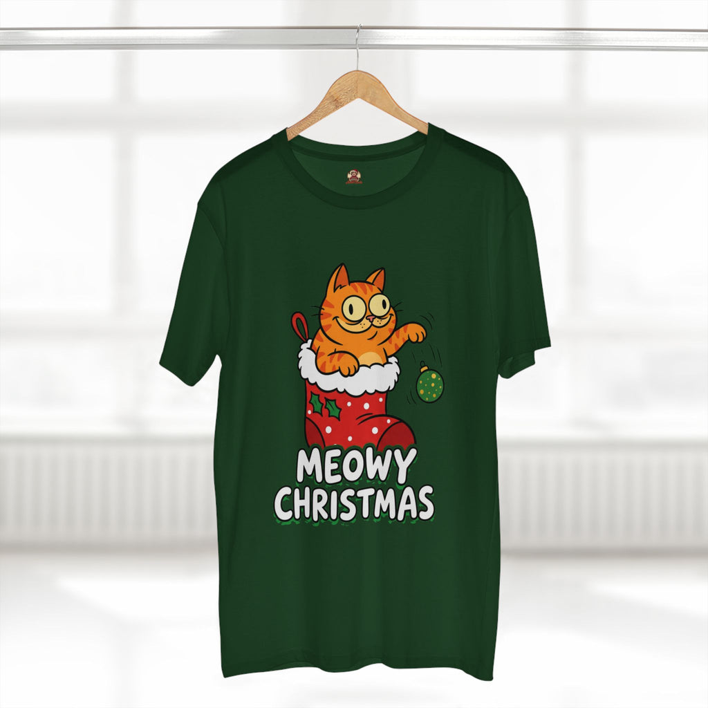 Casual Tee, Meowy Christmas (All Colors)