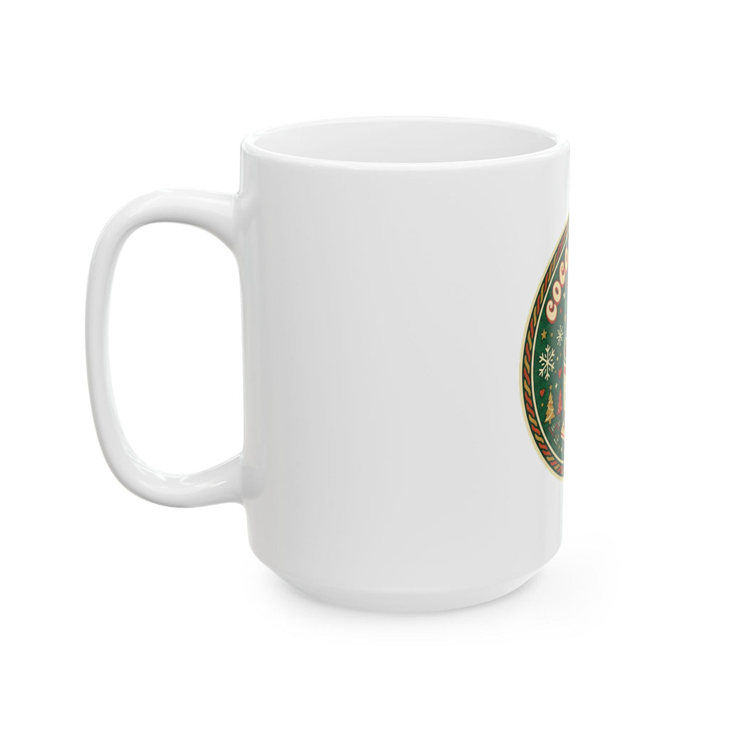 Ceramic Mug, Cocoa Season (White)