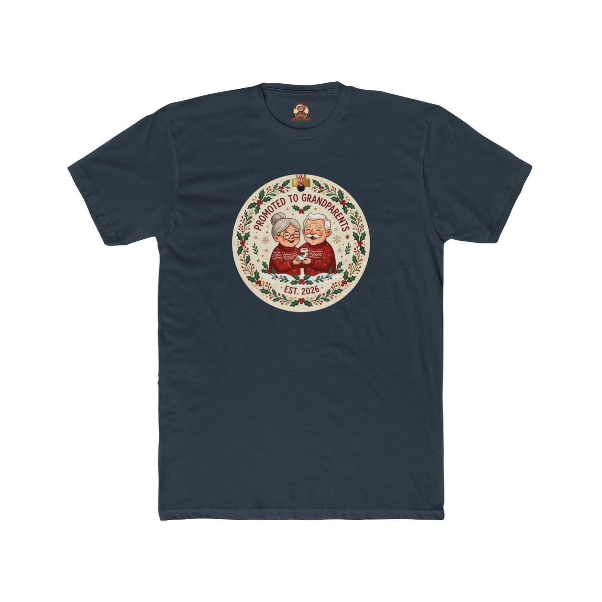 Promoted to Grandparents, Cotton T-Shirt (All Colors)(Custom)