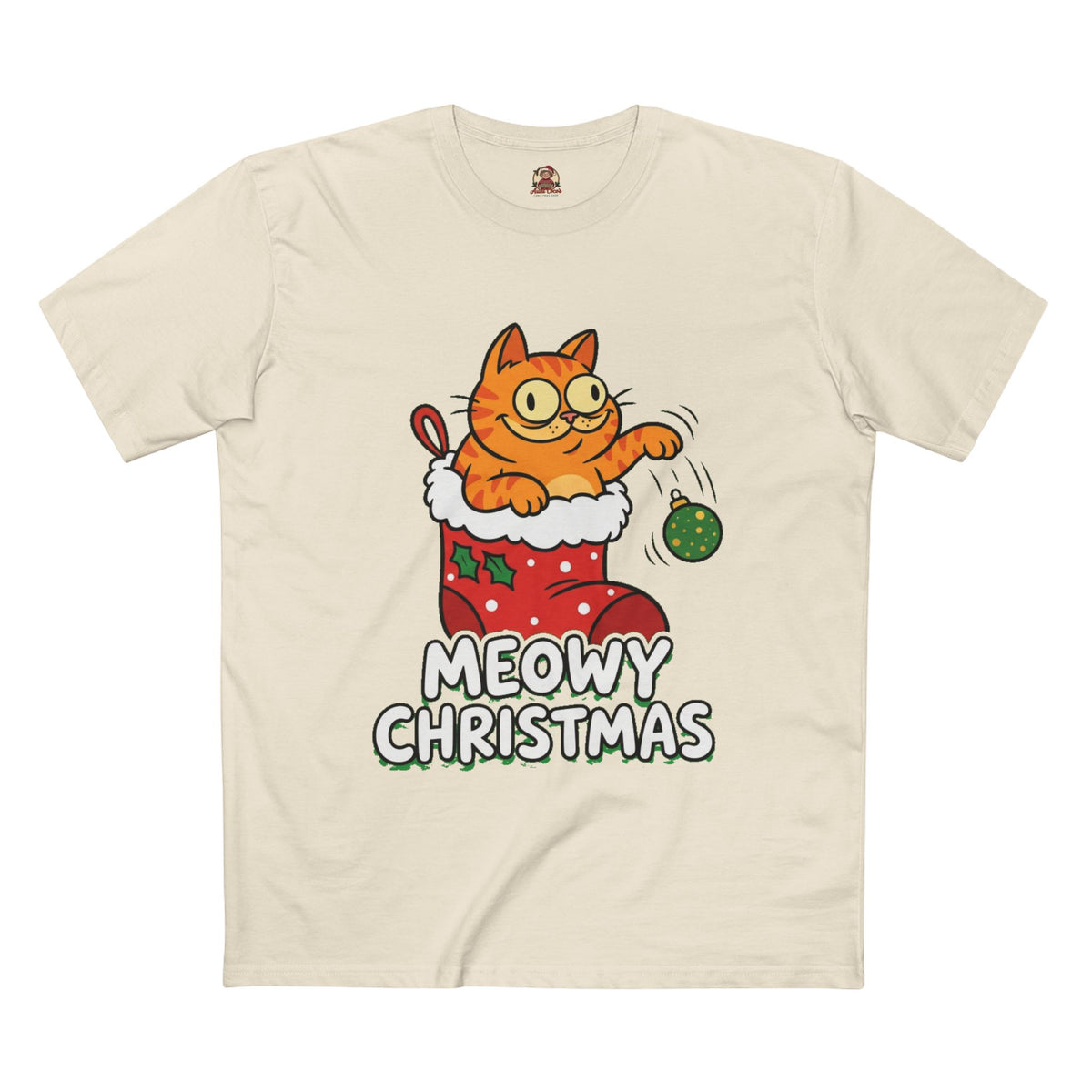 Casual Tee, Meowy Christmas (All Colors)