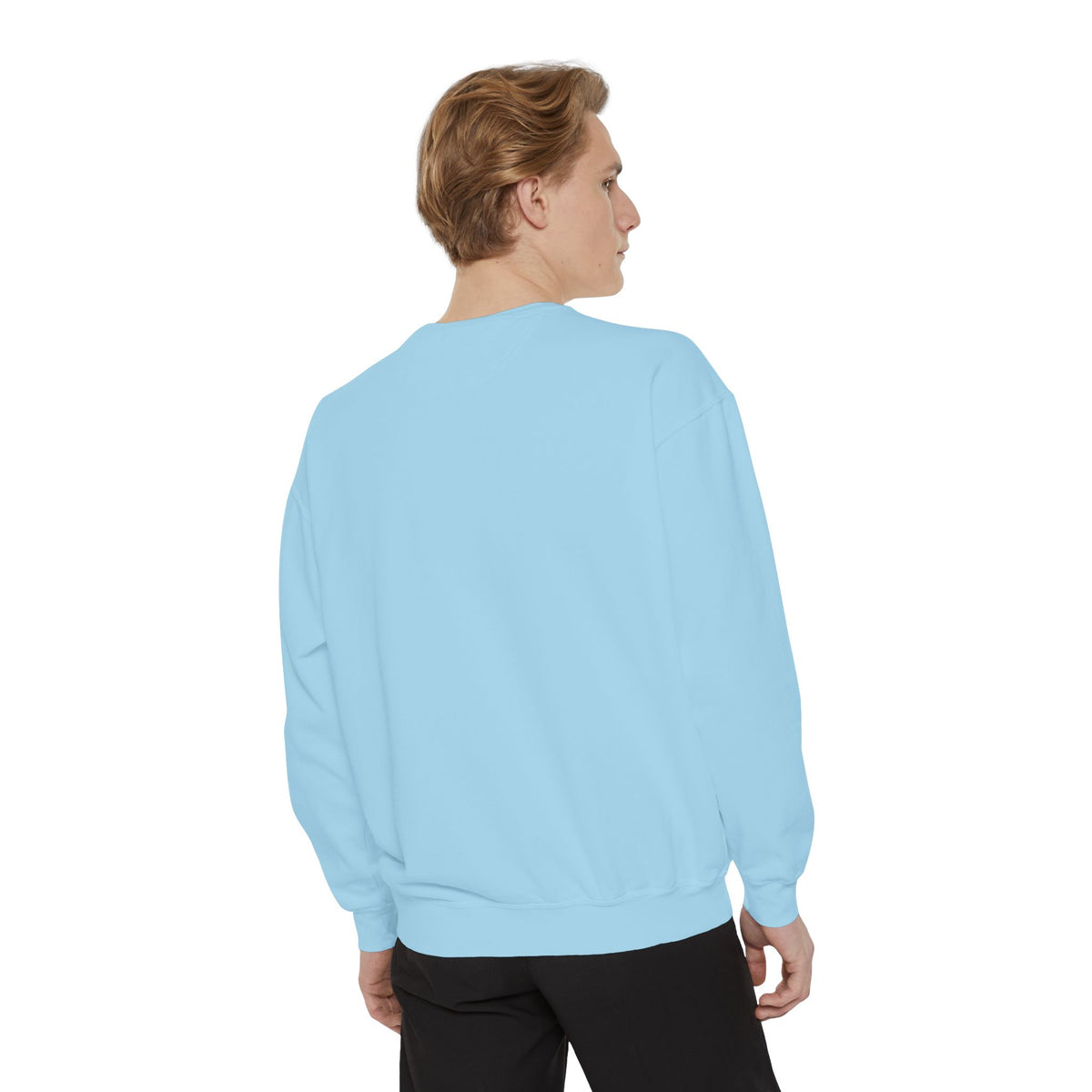 Dyed Sweatshirt, Merry Merry (White)