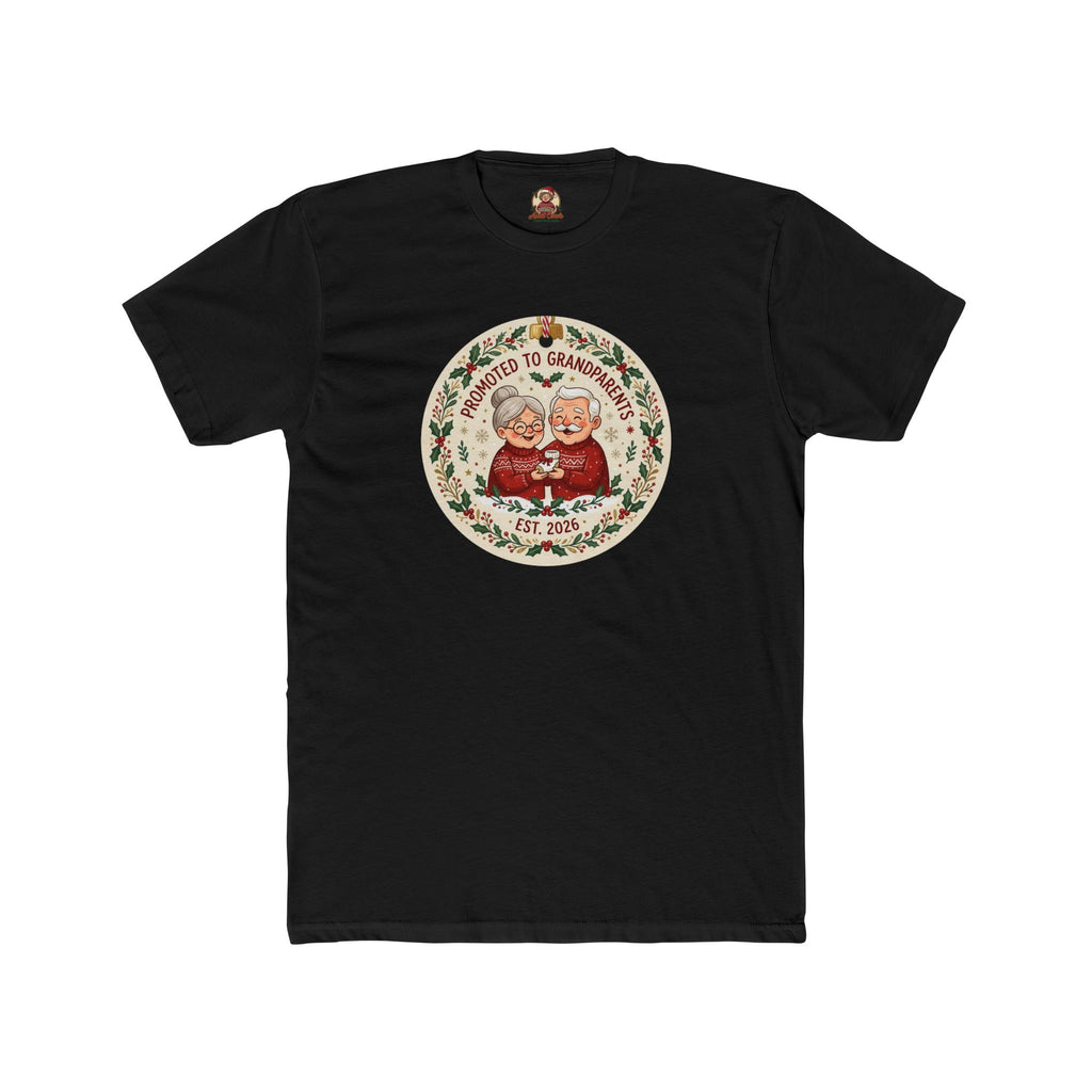 Promoted to Grandparents, Cotton T-Shirt (All Colors)(Custom)