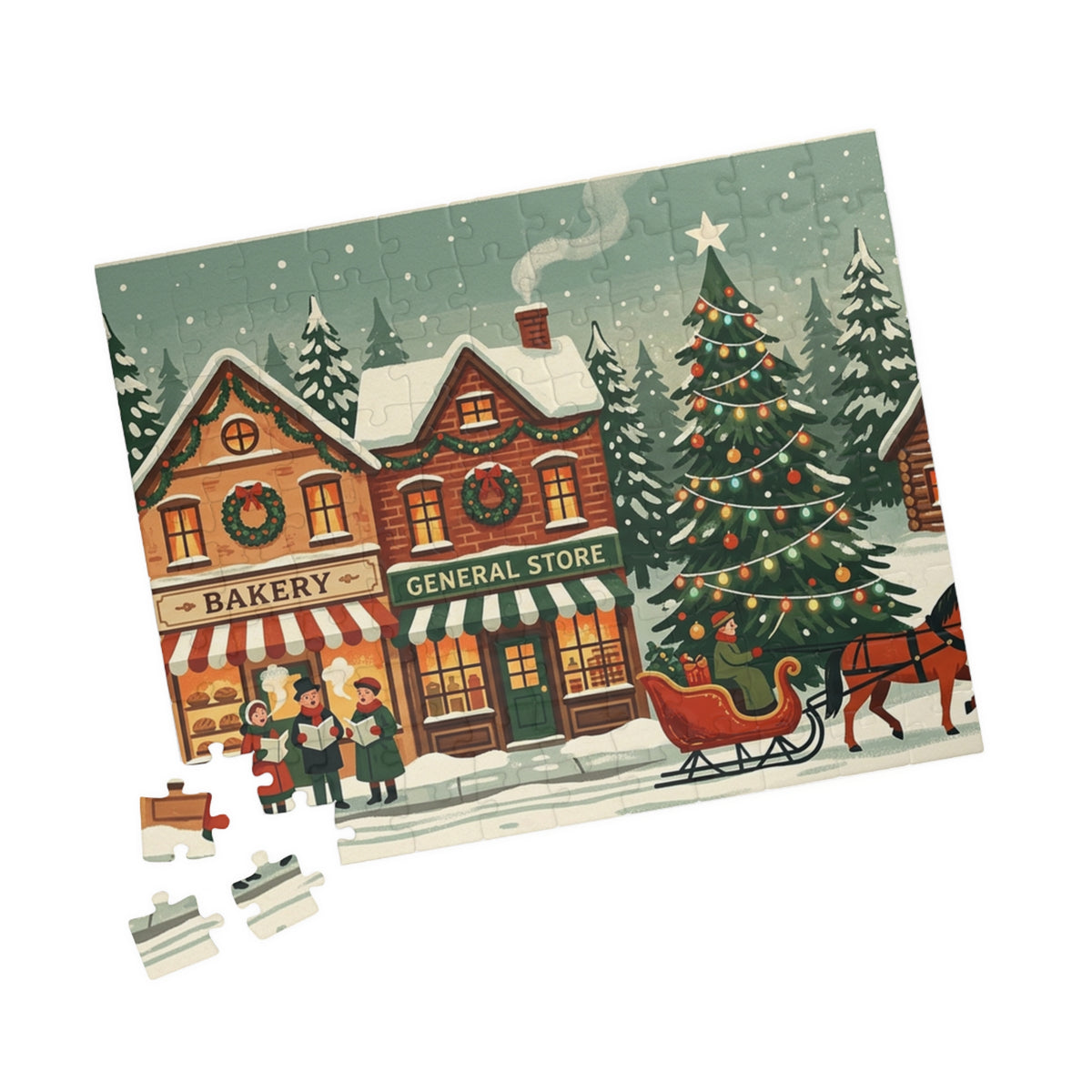 Festive Puzzle, Midtown (110, 252, 520, 1014p)