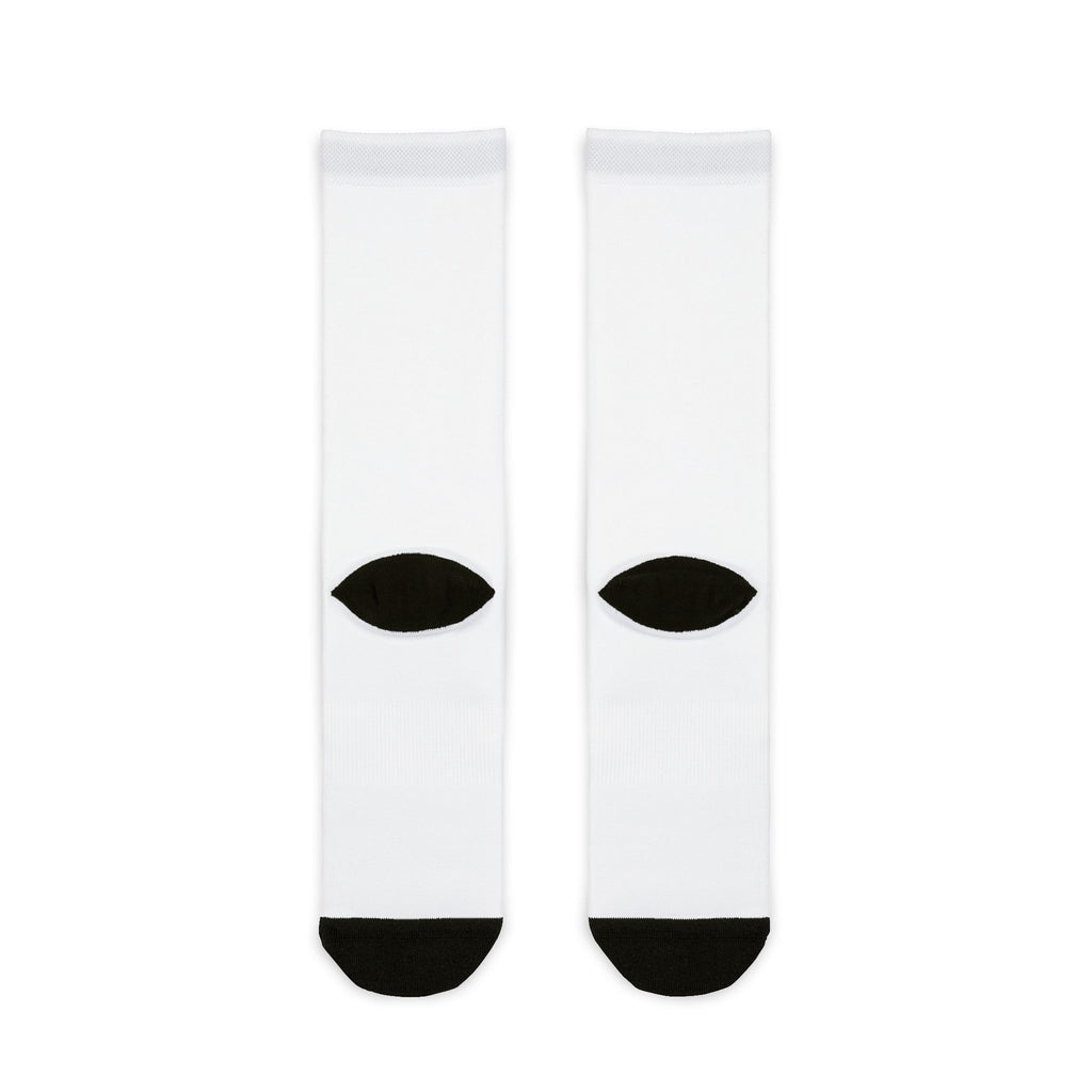 Crew Socks - Secret Santa Survivor, White