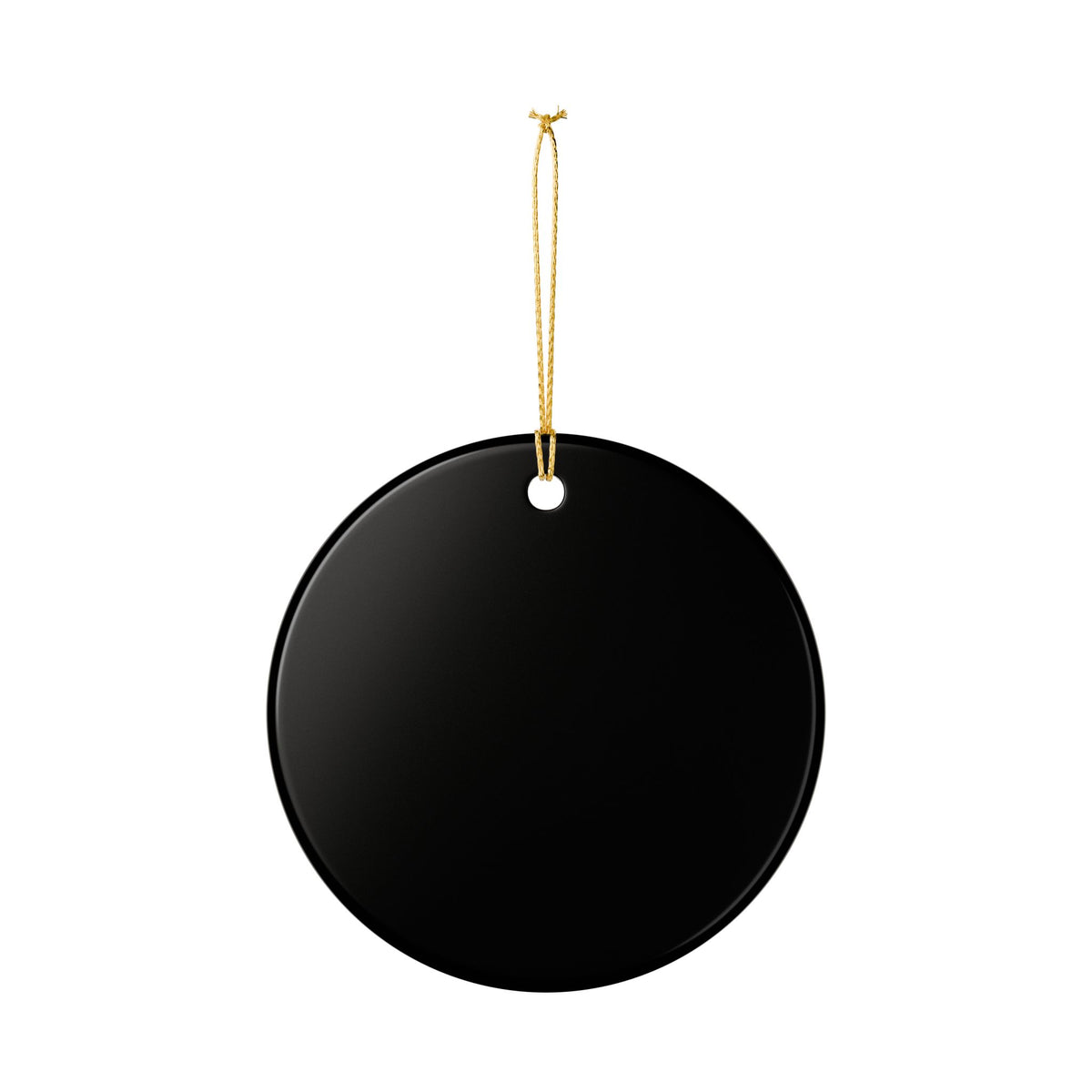 Ceramic Ornament, Secret Santa Survivor (Black)