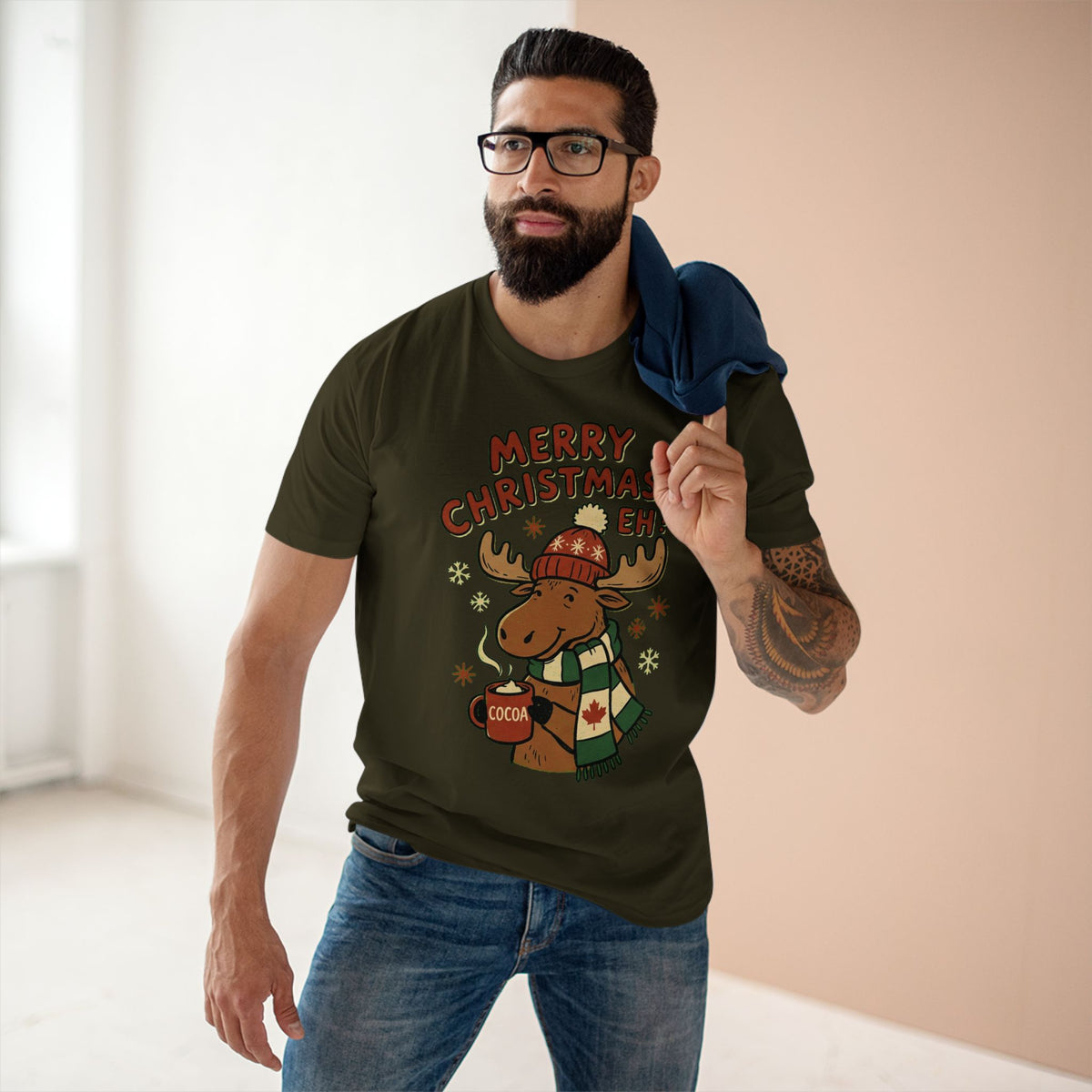 Casual Tee, Merry Christmas Eh? (All Colors)