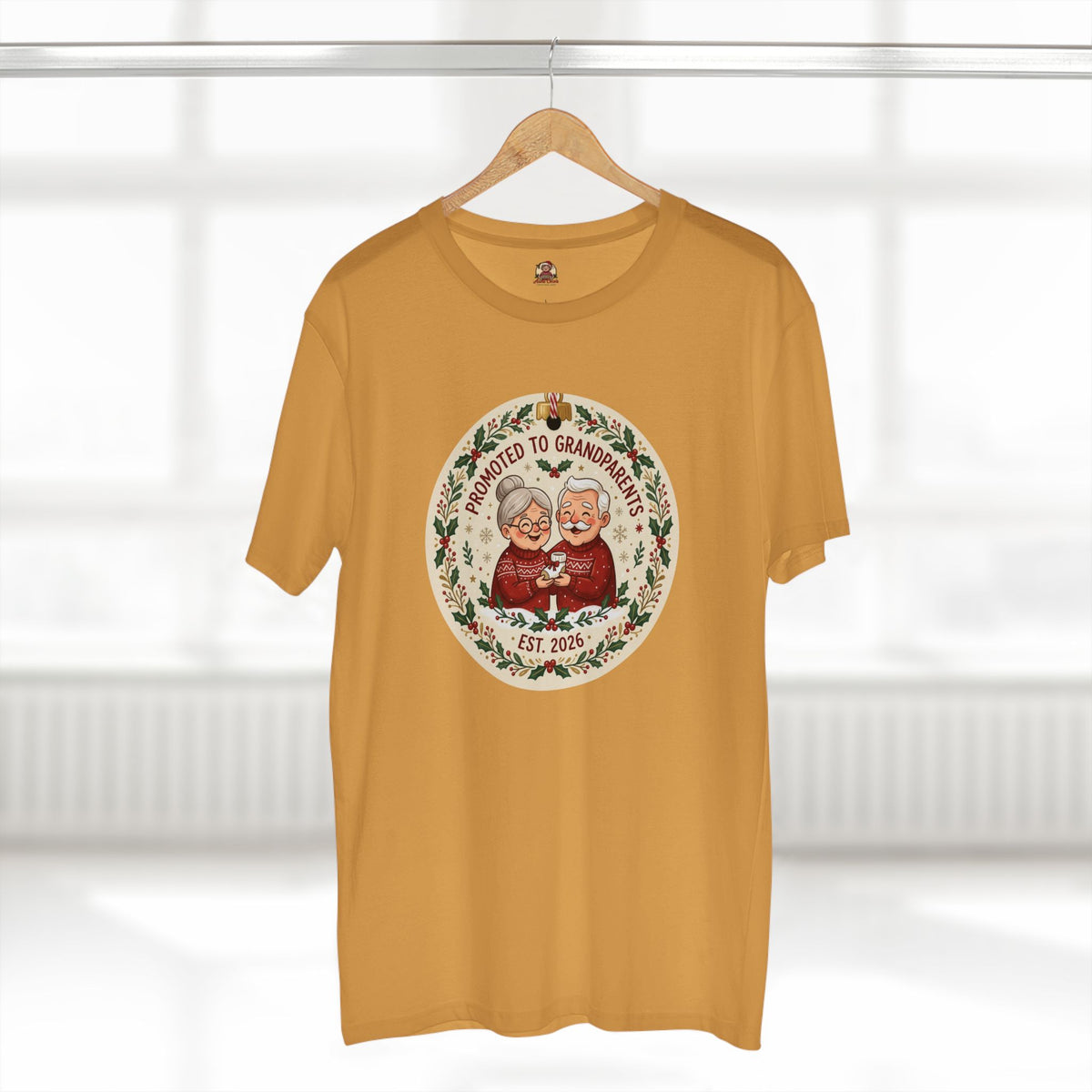 Casual Tee, Promoted to Grandparents (All Colors)(Custom)