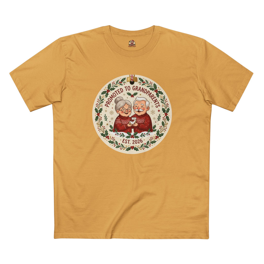 Casual Tee, Promoted to Grandparents (All Colors)(Custom)