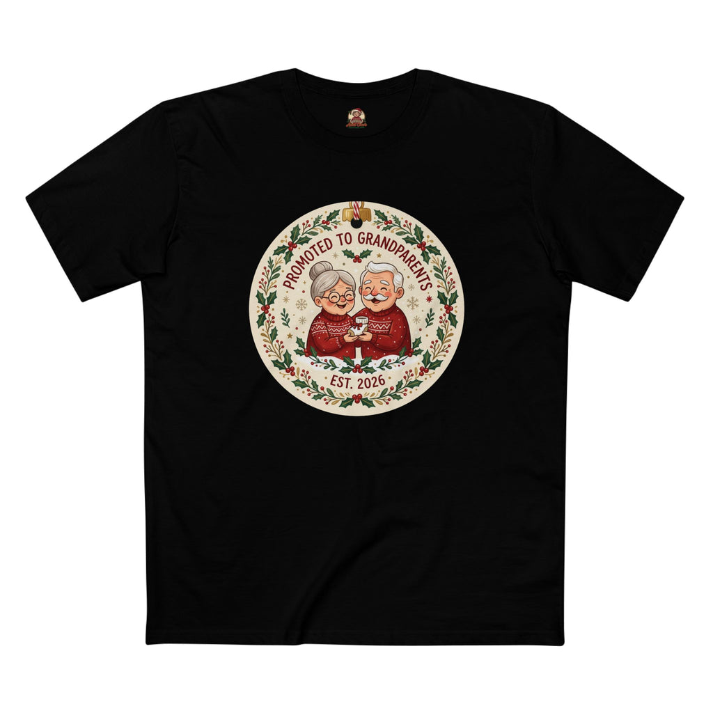 Casual Tee, Promoted to Grandparents (All Colors)(Custom)