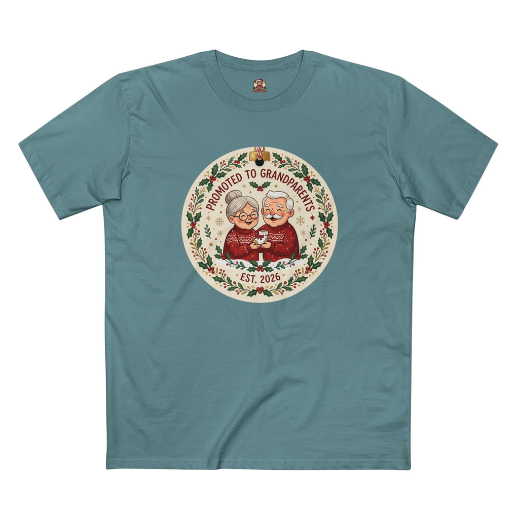 Casual Tee, Promoted to Grandparents (All Colors)(Custom)