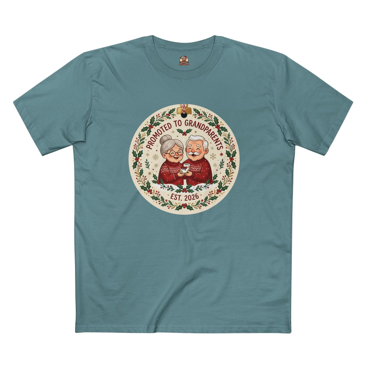Casual Tee, Promoted to Grandparents (All Colors)(Custom)